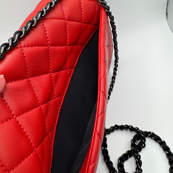 CHANEL 2016-1018 grosgrain leather crossbody with original card - Picture 8 of 12